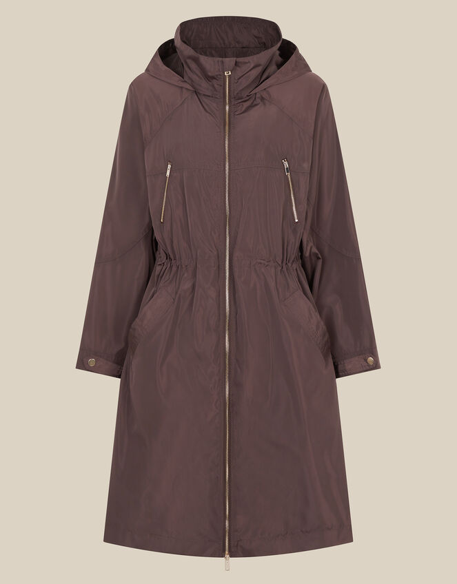 Rosalind Parka Jacket, Brown (CHOCOLATE), large