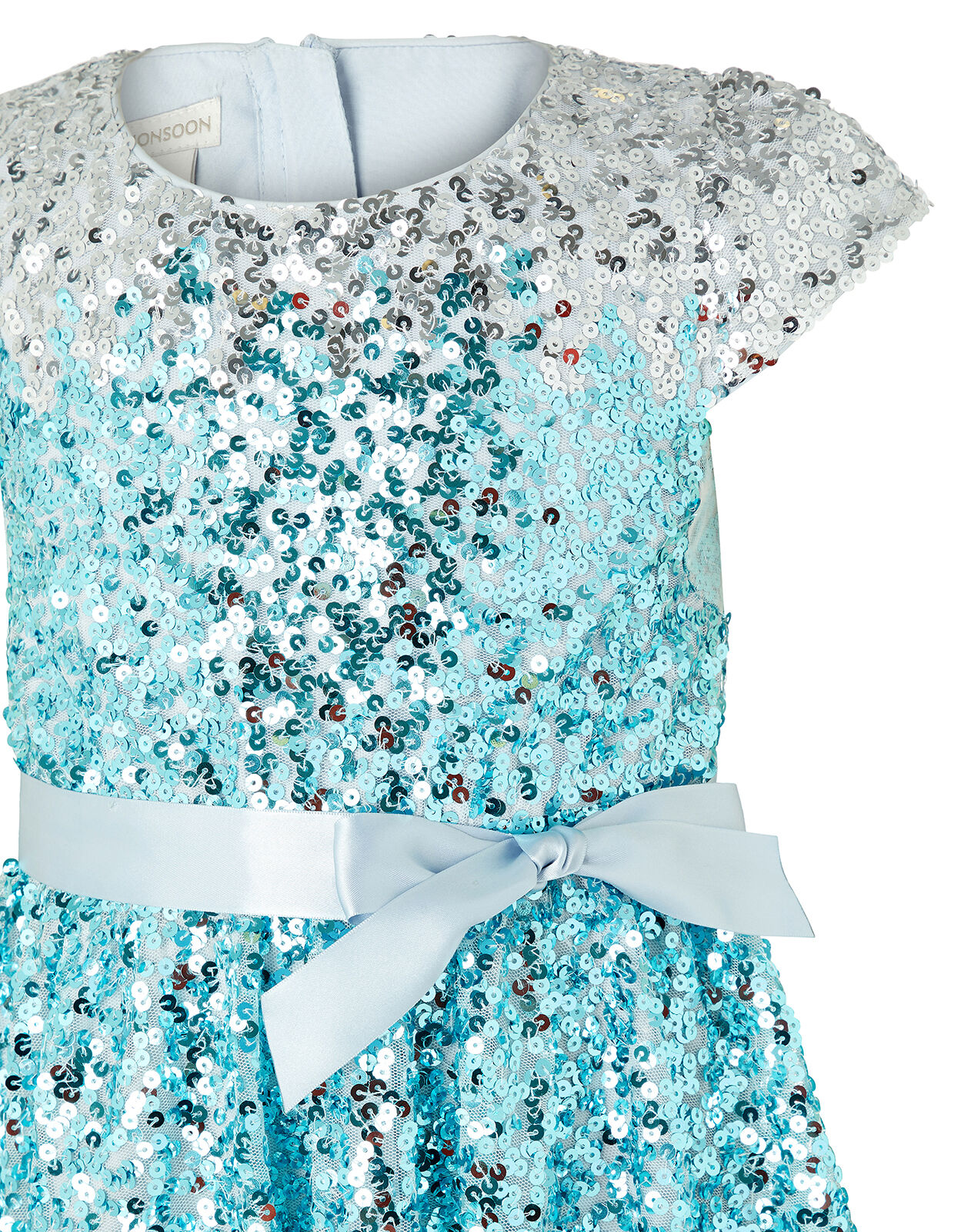 Irianne Blue Ombre Sequin Party Dress Blue Girls Dresses