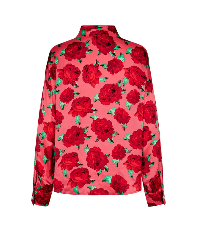 Crās Floral Print Shirt, Red (RED), large