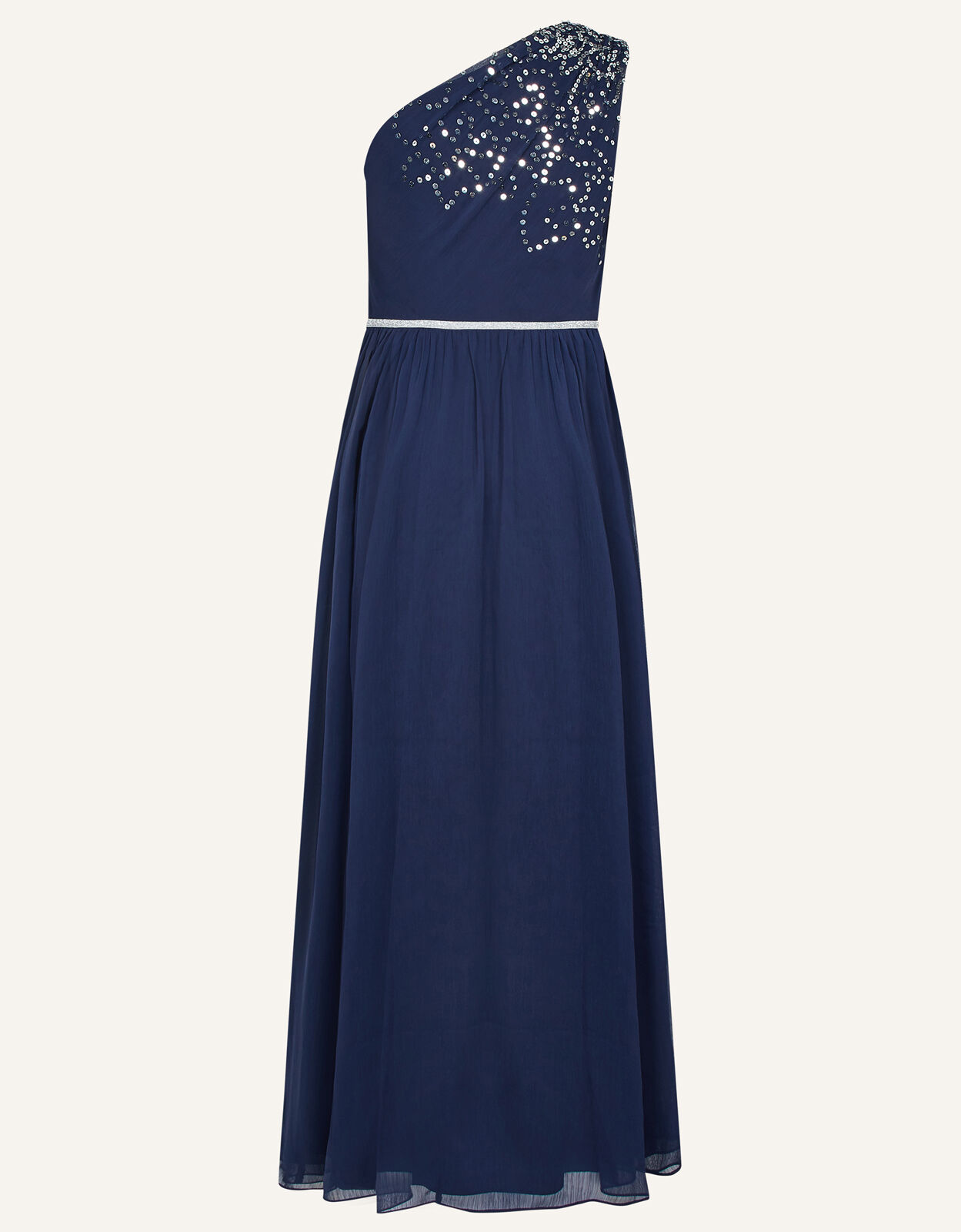 Scatter Sequin Prom Dress Blue