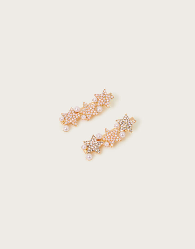 STAR STUD HAIR CLIP LARGE PALE ROSE STAR STUD HAIR CLIP LARGE PALE ROSE