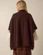 Bliss Collar Cape Sleeve Cardigan, Cognac (COGNAC), large