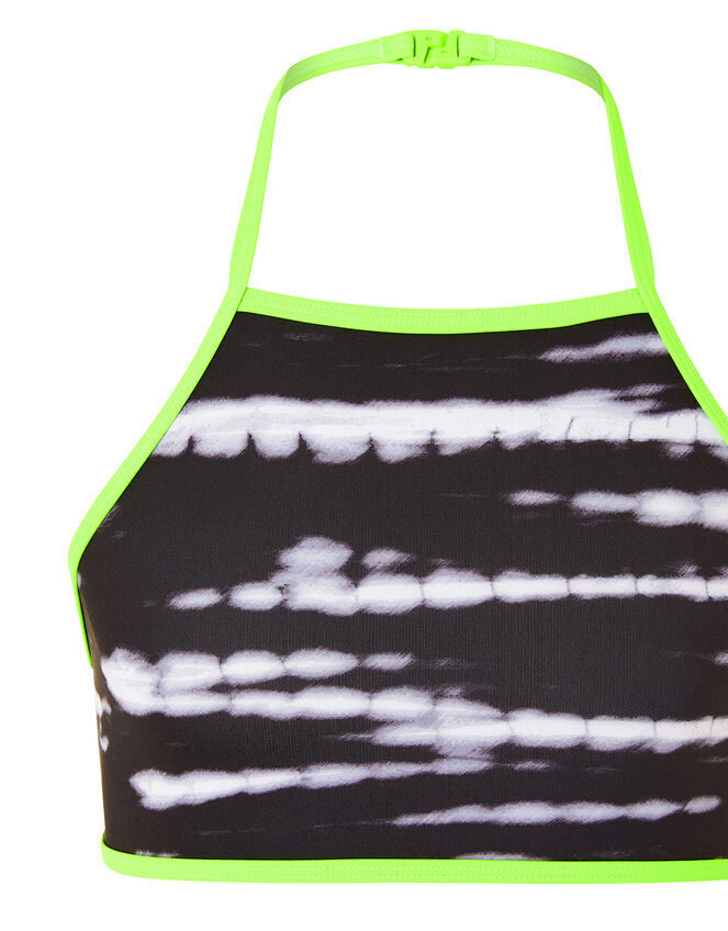 Tie Dye Bikini Set, Black (BLACK), large