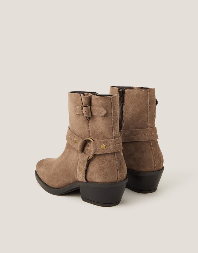 Eden Suede Ankle Boots, Brown (TAUPE), large