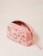 Elizabeth Scarlett Boho Mysticism Velvet Make Up Bag, , large