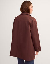 Simone Waterproof Rain Jacket, Brown (CHOCOLATE), large