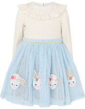 Baby Bunny Disco Dress, Blue (BLUE), large