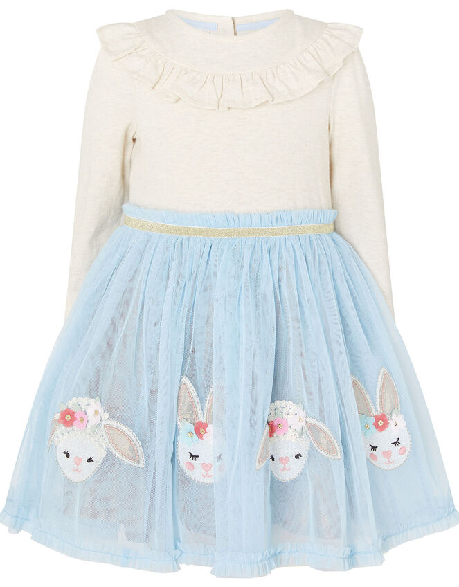 Baby Bunny Disco Dress, Blue (BLUE), large