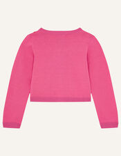 Pom-Pom Bolero, Pink (BRIGHT PINK), large