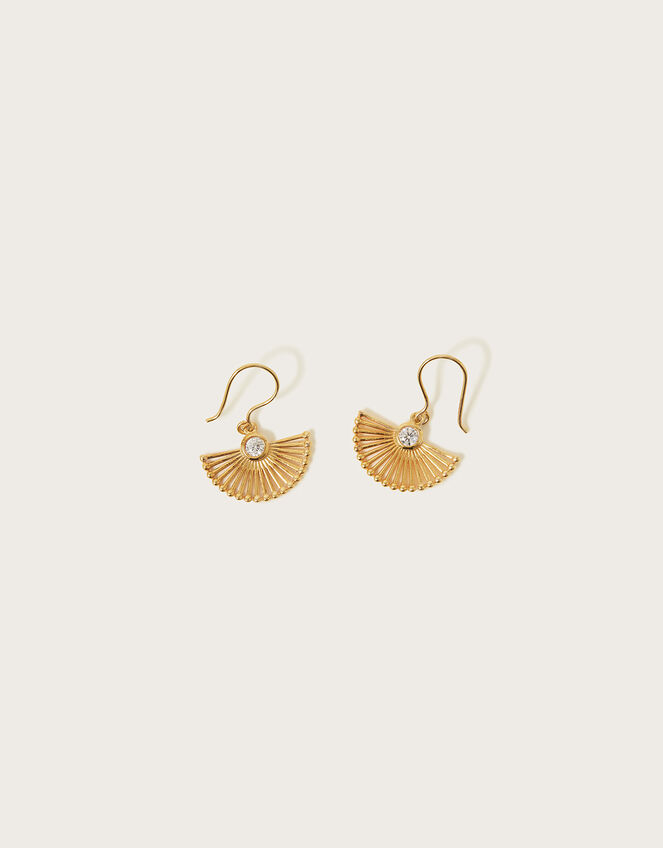 Fan Drop Earrings, , large