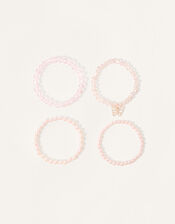 Gem Butterfly Bracelet Set, , large