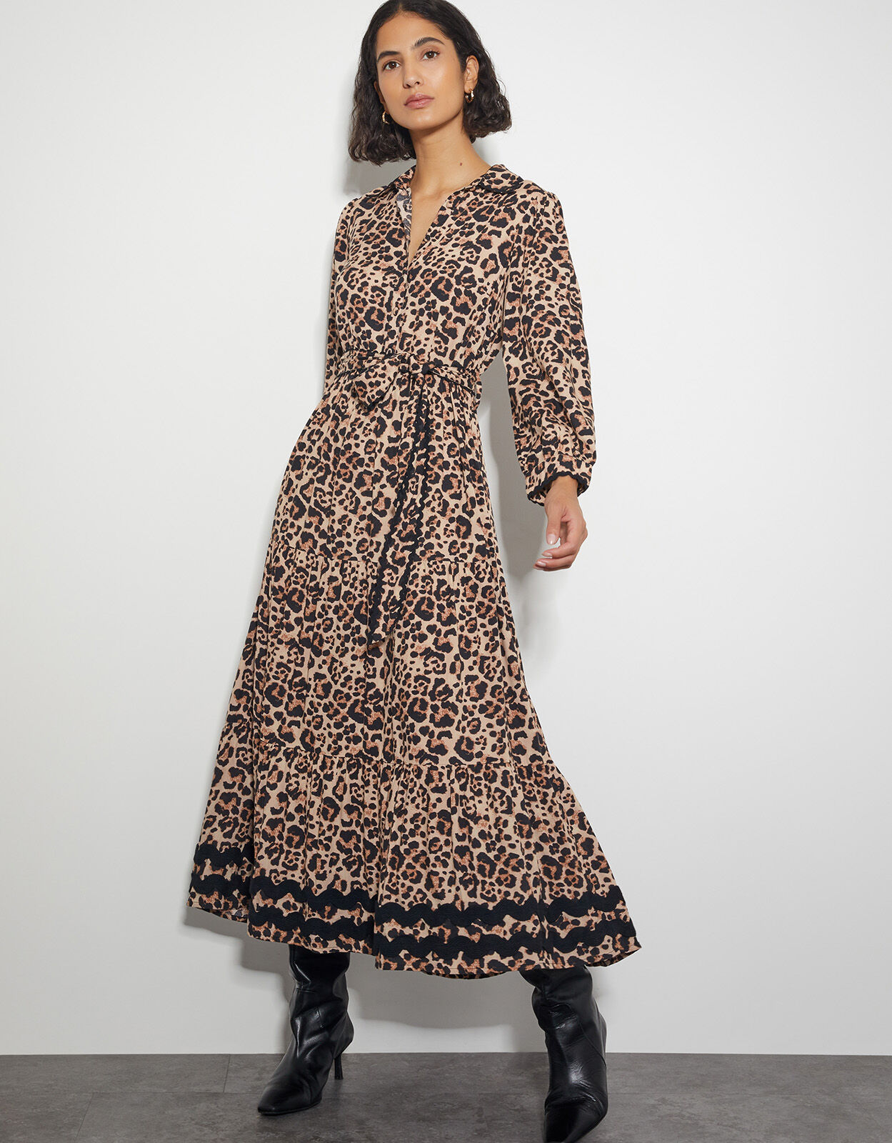 Animal print day dresses clearance