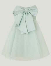 Baby Bonnie Bow Dress, Green (SAGE), large