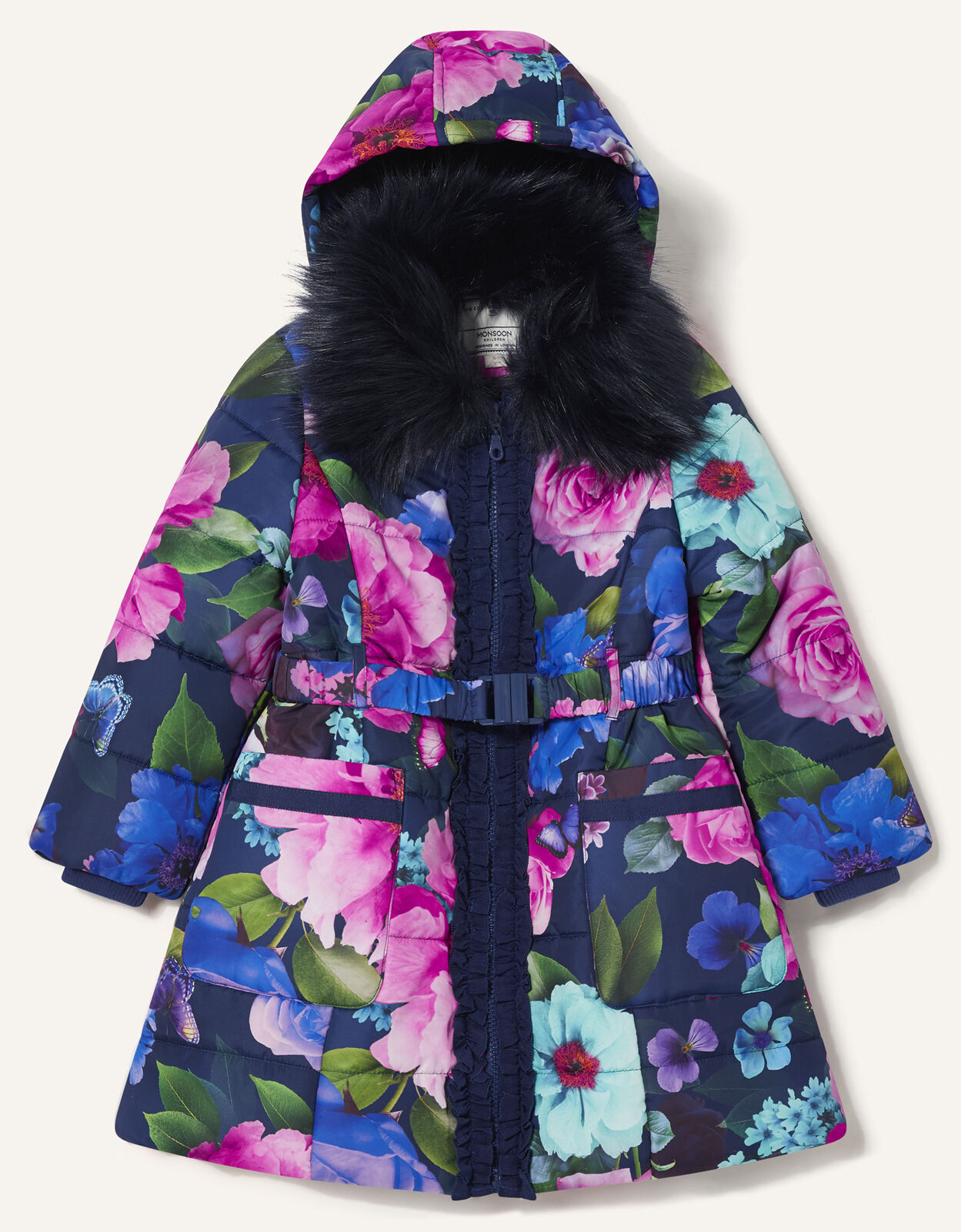Monsoon remi padded coat store