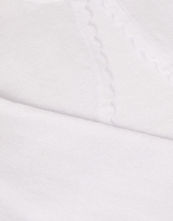 Niamh Communion Cardigan, White (WHITE), large
