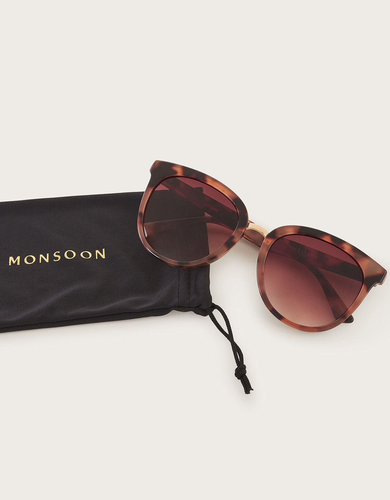 Large tortoiseshell sunglasses clearance