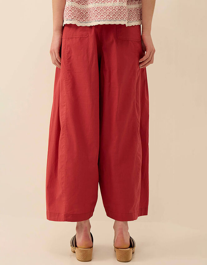East Irina Cotton Embroidered Trousers, Pink (ROSE), large