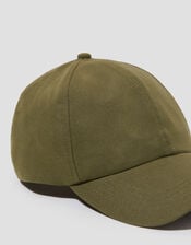 Isha Linen Baseball Cap, Green (KHAKI), large