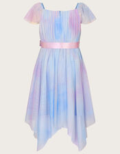 Theodora Ombre Tulle Dress, Multi (MULTI), large