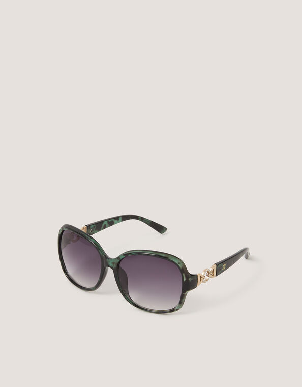 Oversized Round Sunglasses, , large