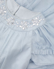 Baby Anastasia Tulle Embellished Dress, Blue (PALE BLUE), large