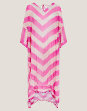 Sorcha Chevron Stripe Kaftan Dress, , large
