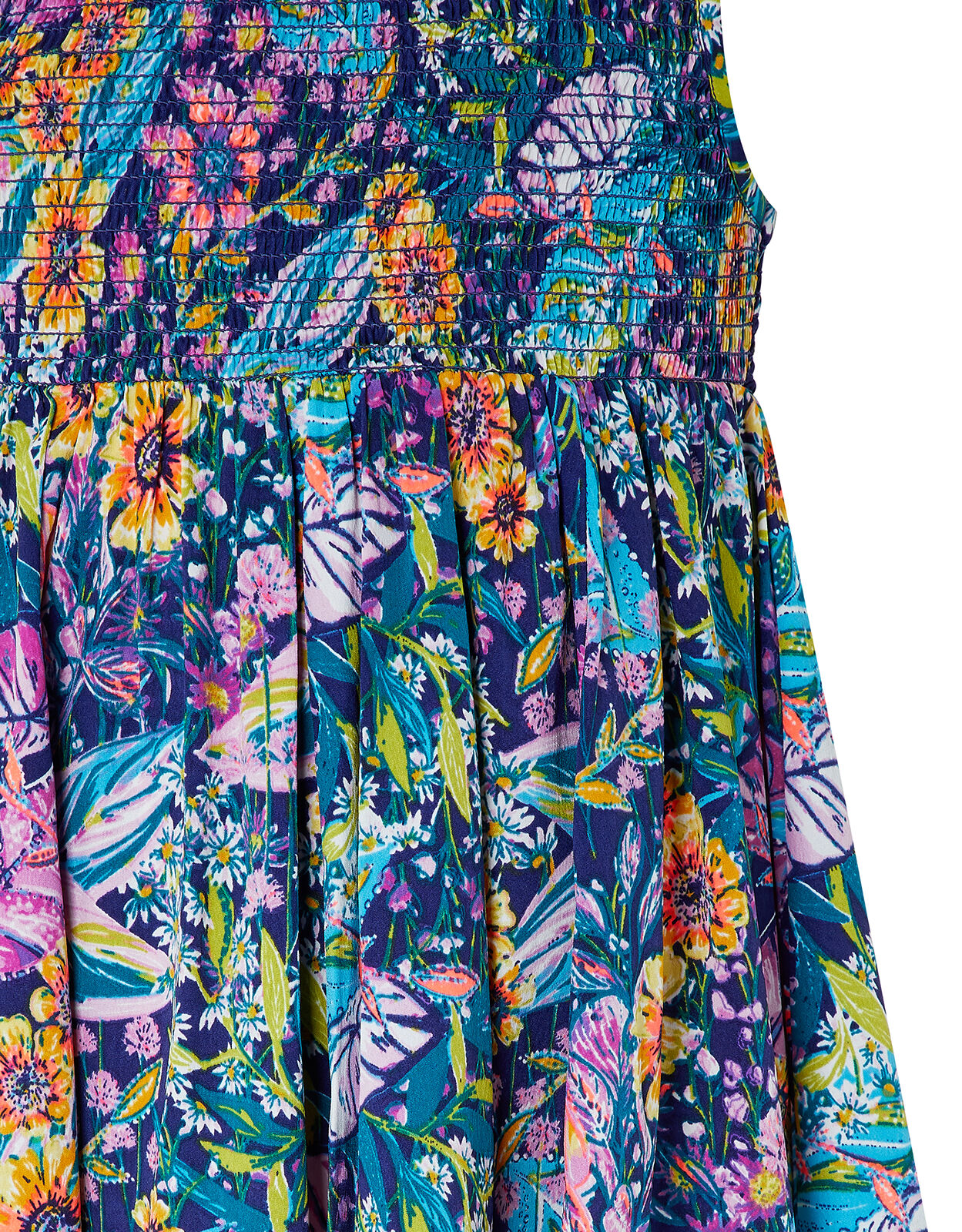 polyester floral dress