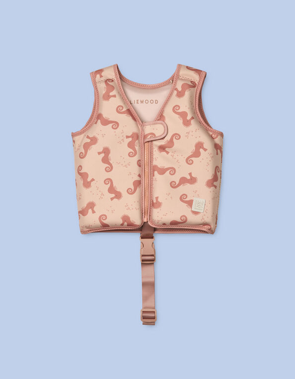 Liewood Dove Swim Vest, Orange (PEACH), large
