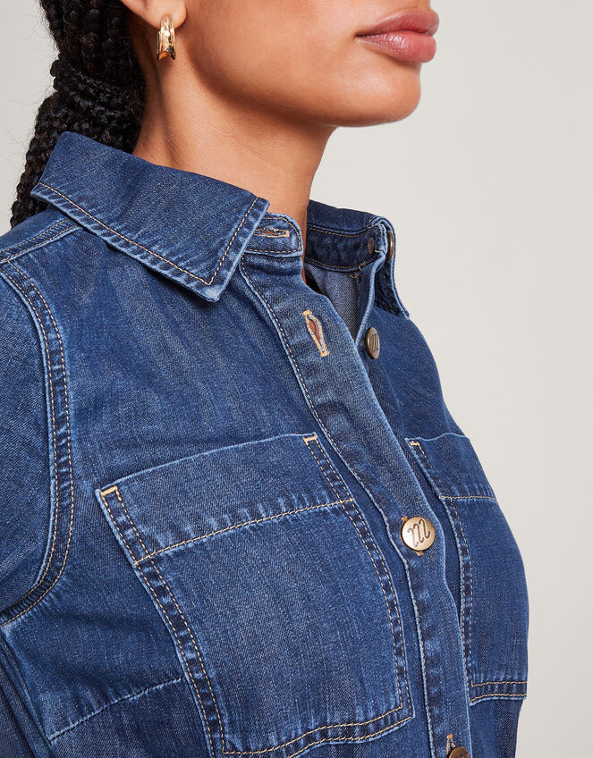 Shirley Denim Shirt Dress , Blue (DENIM BLUE), large