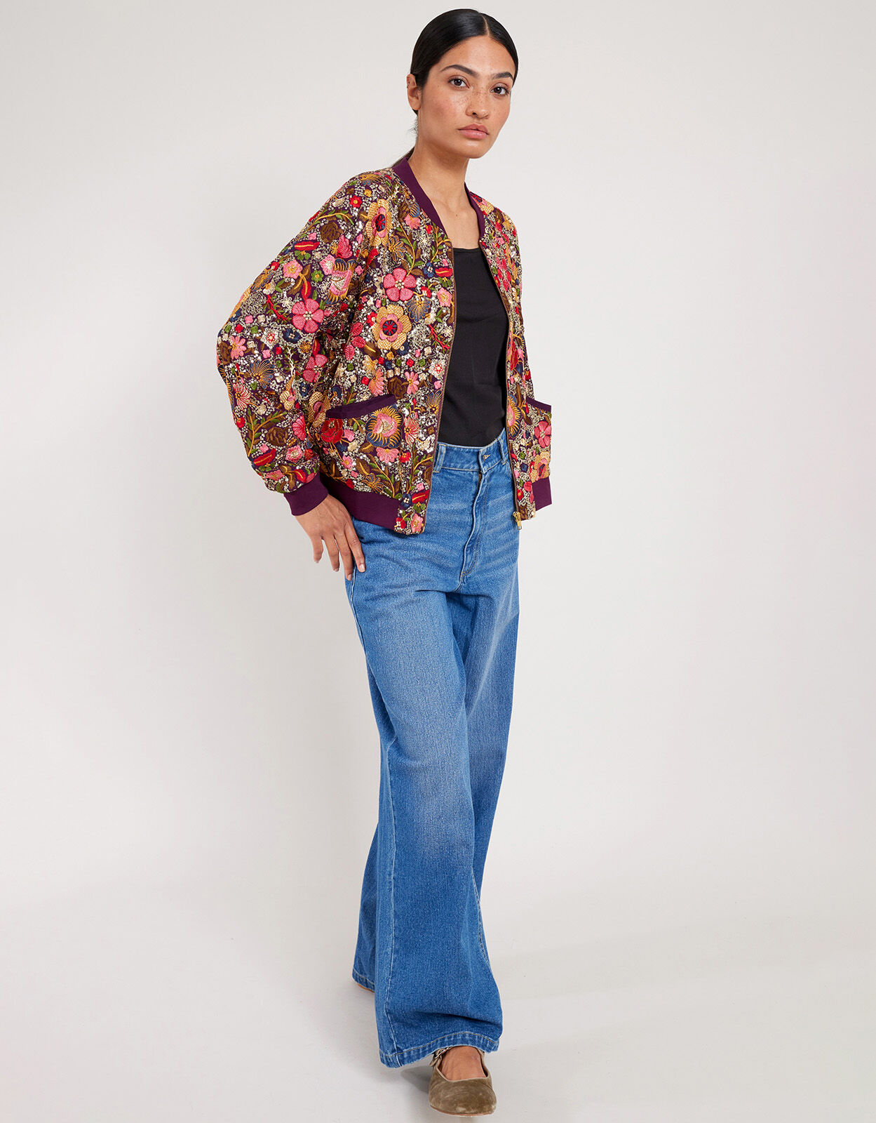 Monsoon deals sequin jacket