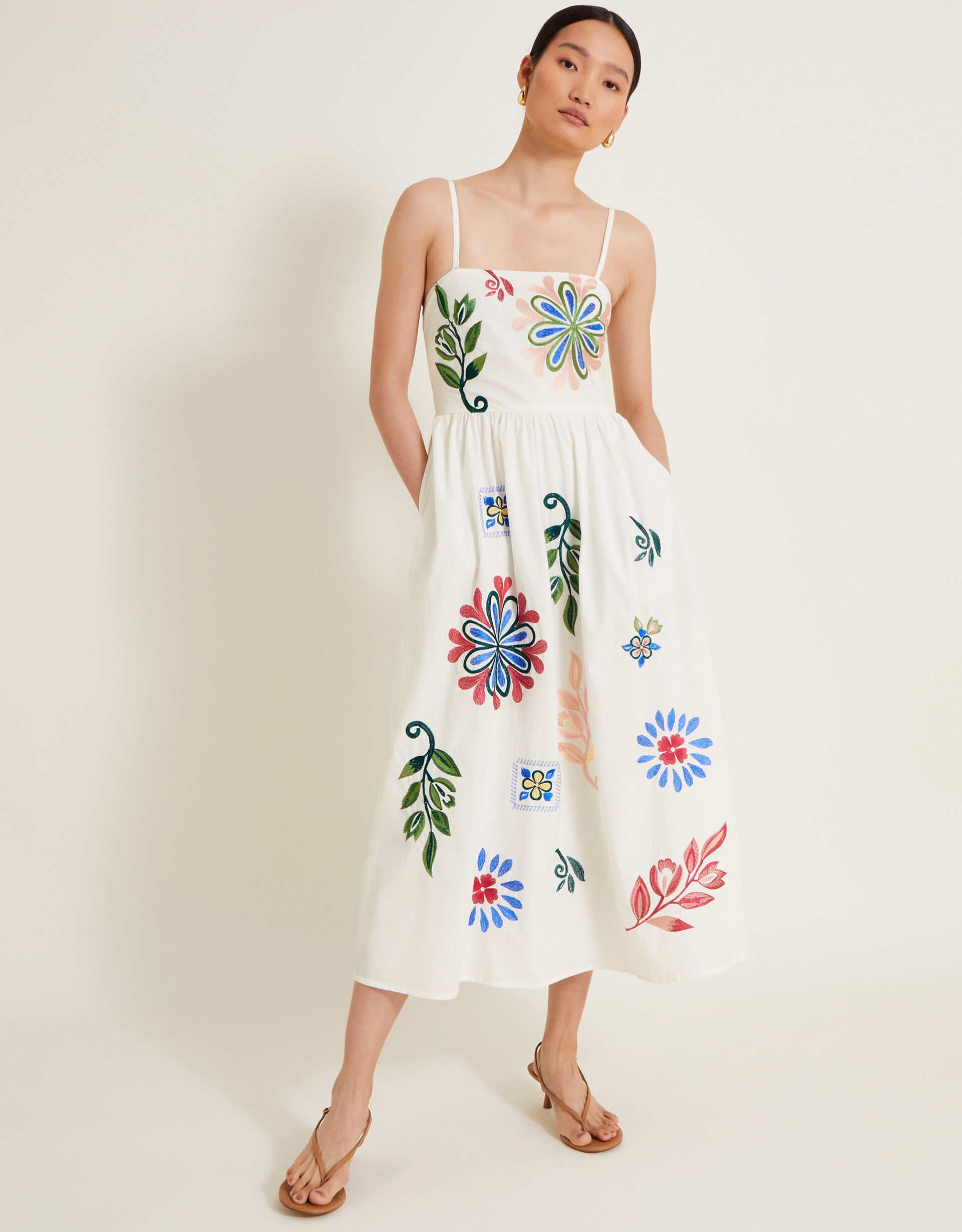 Monsoon embroidered dress online