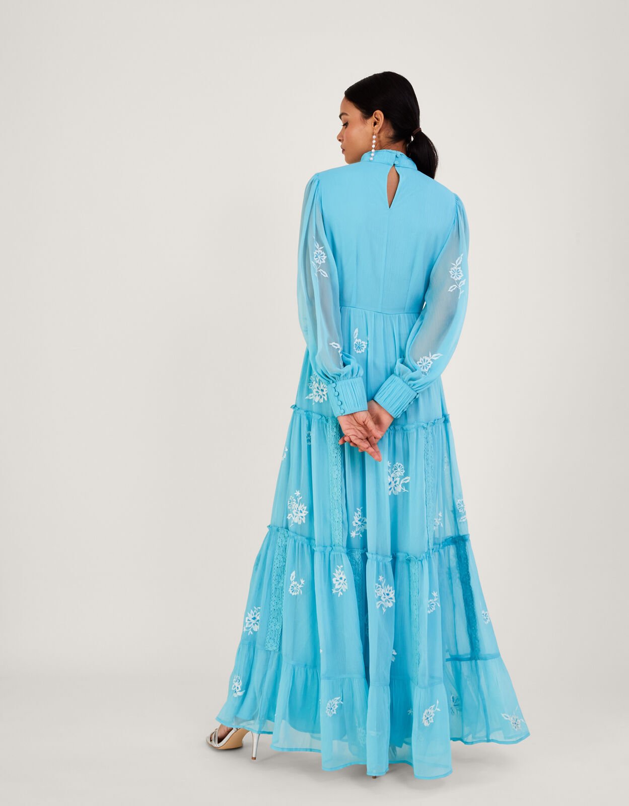 Marcia embroidered maxi dress shop