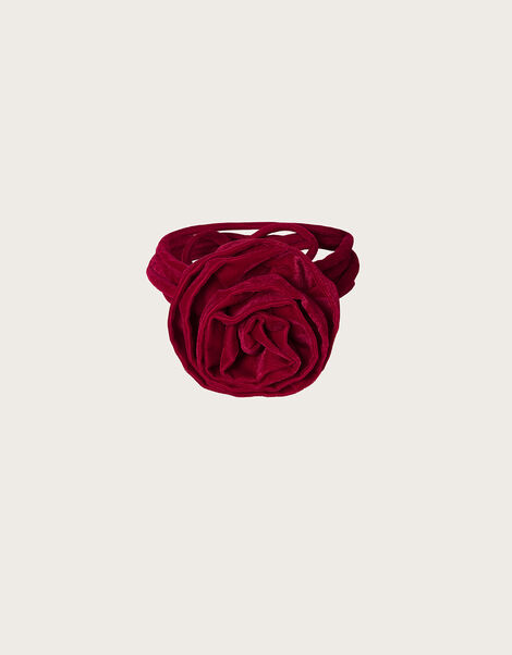 Velvet Corsage Necklace, , large