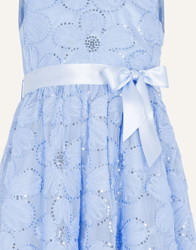 Cassie Sequin Dress, Blue (BLUE), large