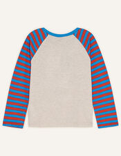 Tiger Stripe Long Sleeve T-shirt, Grey (GREY), large