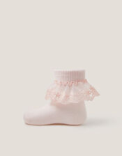 Baby Lace Socks, Pink (PINK), large