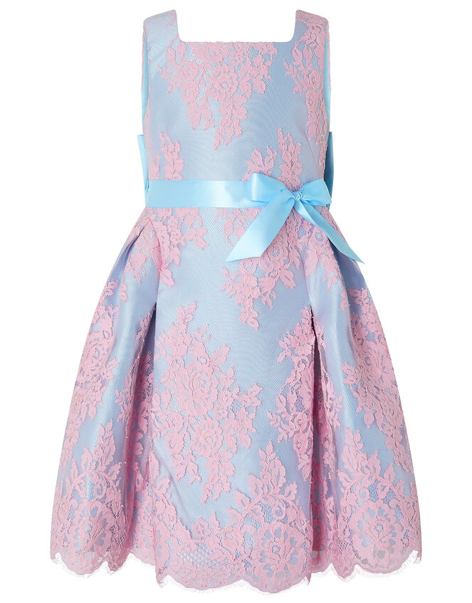 Valeria Lace Occasion Dress Blue