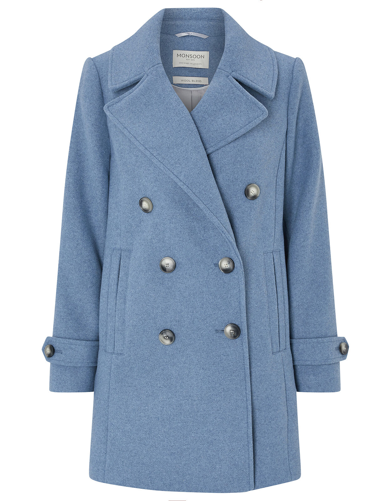 monsoon pea coat