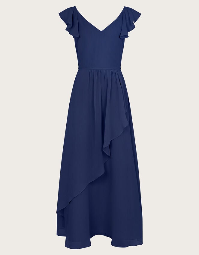 Indi Tie-Back Prom Dress, Blue (NAVY), large