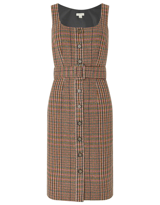 Patsy Check Dress, Brown (BROWN), large