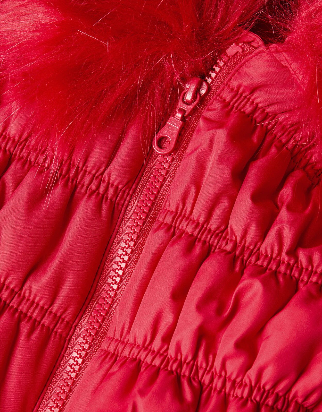 Red padded coat new arrivals