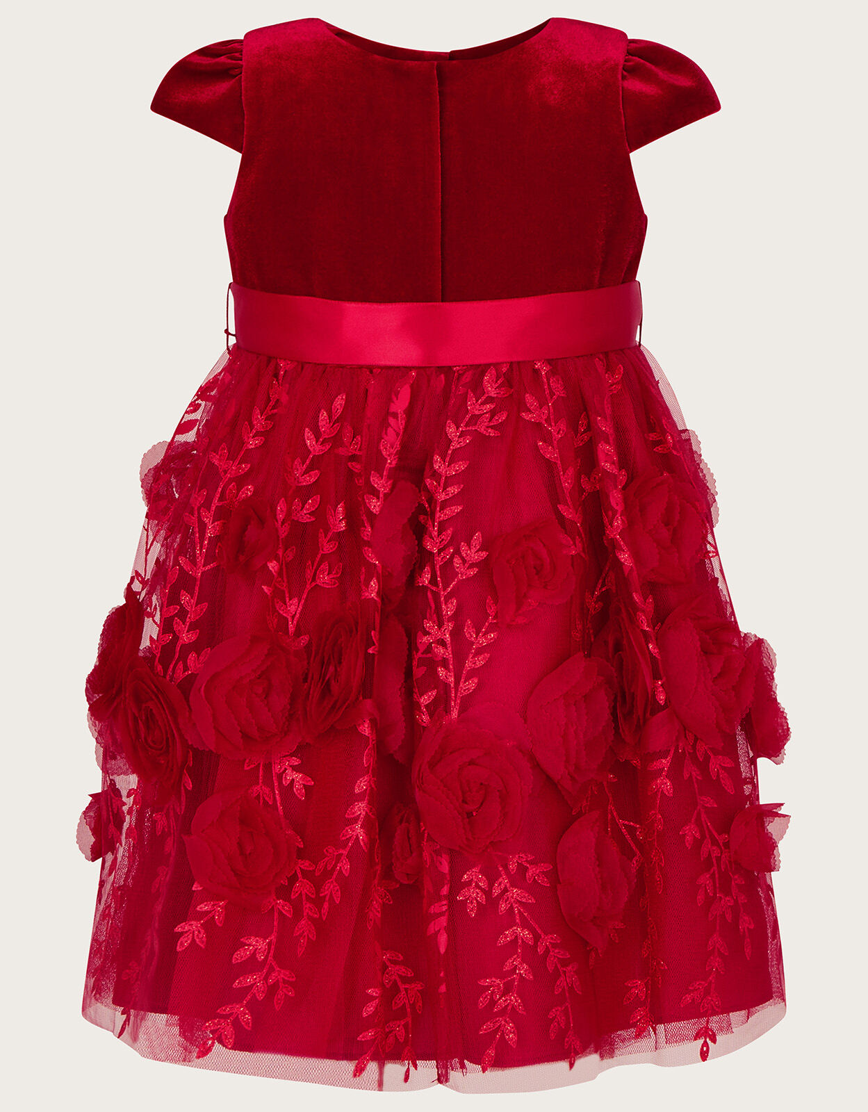 Monsoon girls red dress clearance