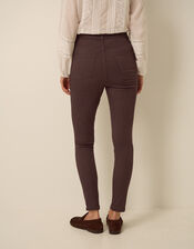 Nadine Skinny Jeans, Brown (CHOCOLATE), large