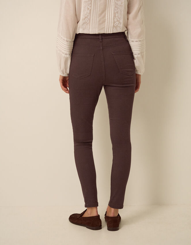 Nadine Skinny Jeans, Brown (CHOCOLATE), large