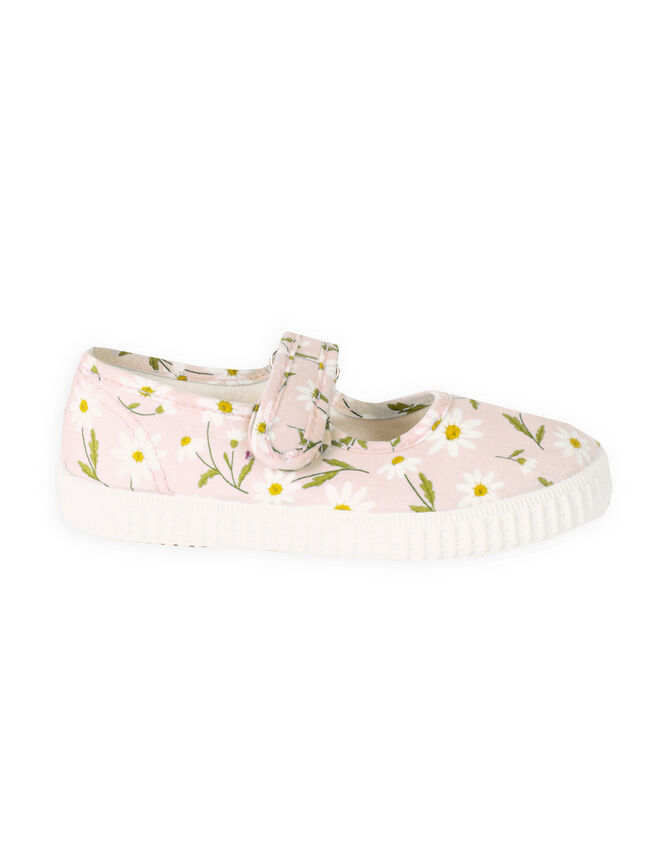 Hampton Canvas Martha Plimsolls, Pink (PINK), large