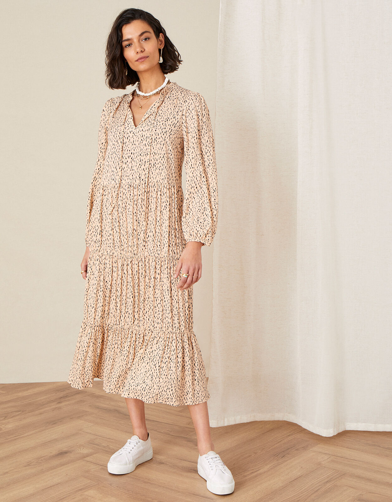Tiered maxi dress uk clearance