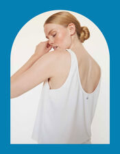 Moonchild Volume Tank Top, Cream (CREAM), large