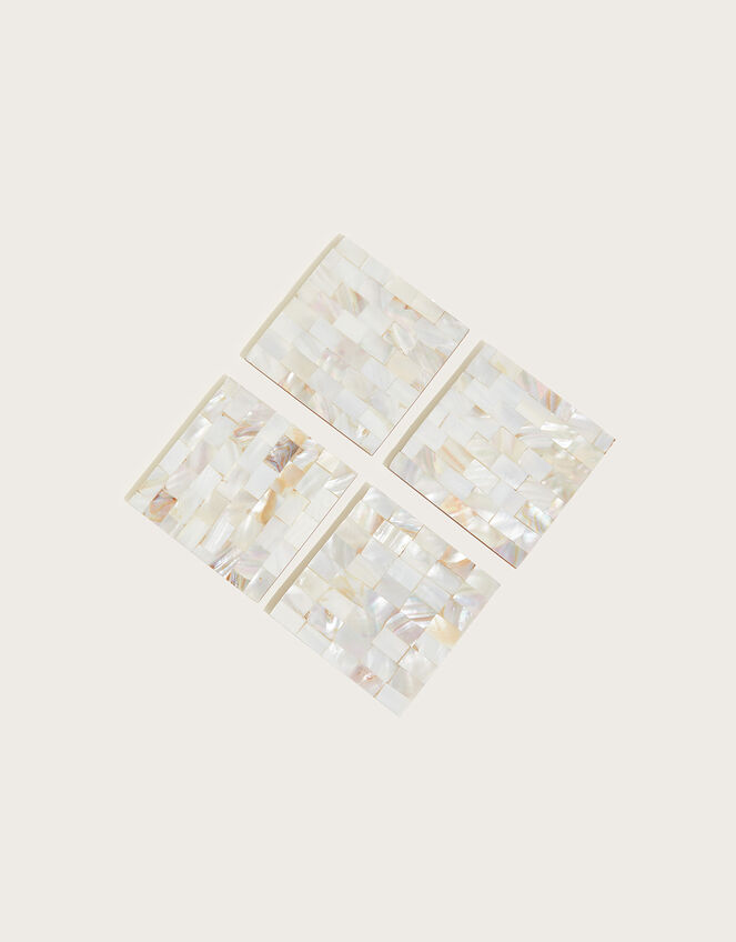 Mother of Pearl Coasters 4 Pack, , large