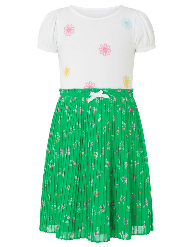 Grace Set in Organic Cotton and Recycled Fabric, Green (GREEN), large