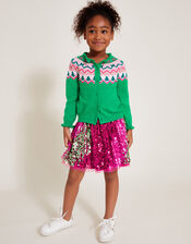 Sequin Tulle Skirt, Pink (PINK), large